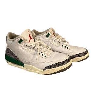 Size 11 - WMNS Air Jordan 3 Retro Lucky Green CK9246-136 Good Condition 🔥🍀